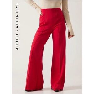 “ATHLETA X Alicia Keys” Keys Limitless High-Waisted Wide-Leg Pants